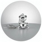 Halsketting met teddybeer vooraanzicht