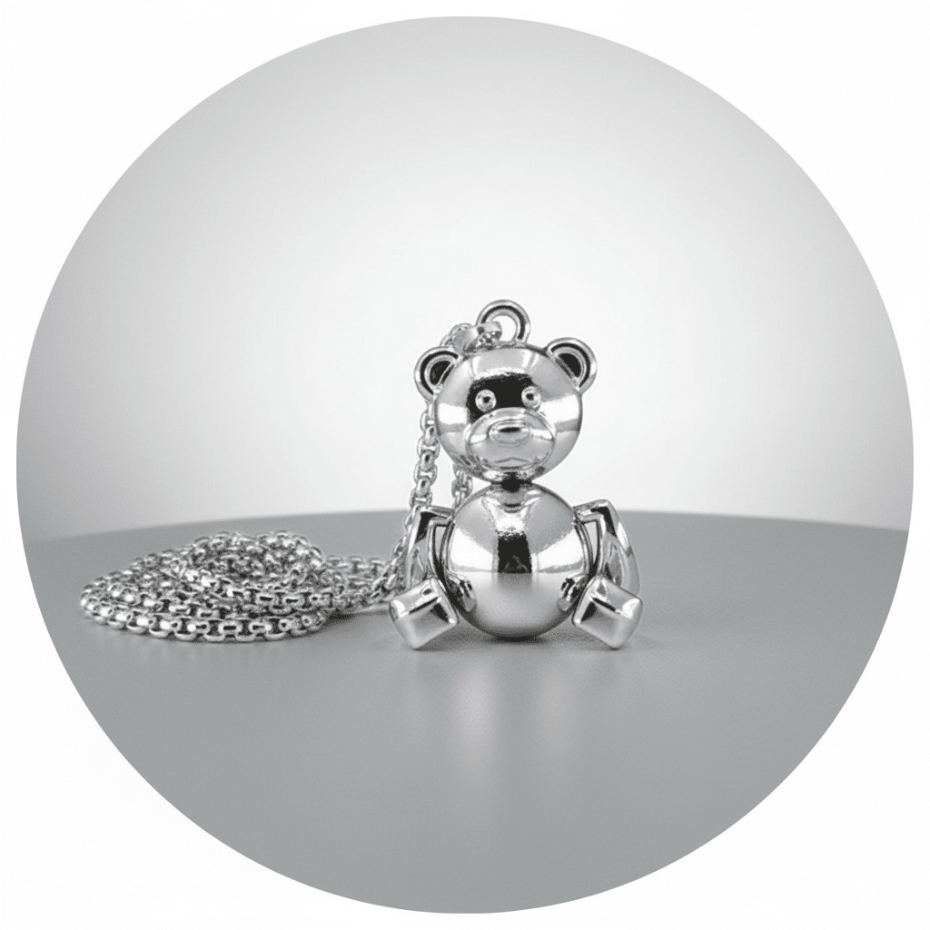 Halsketting met teddybeer vooraanzicht